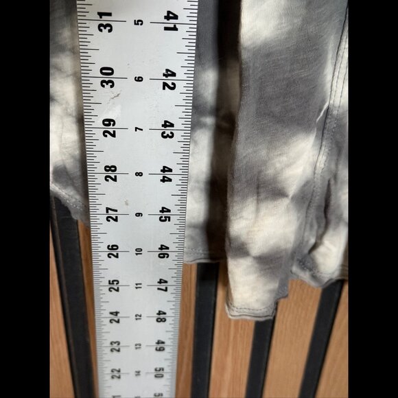 Z Supply Dress XS Womens Gray Tie Dye V Neck Sleeveless Midi Sheath - Picture 4 of 6